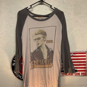 Cookies Originals. David Bowie baseball tee. (Used)